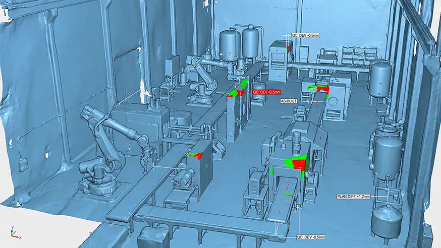 3D Scan für Qualitätskontrolle von Gebäuden und Anlagen