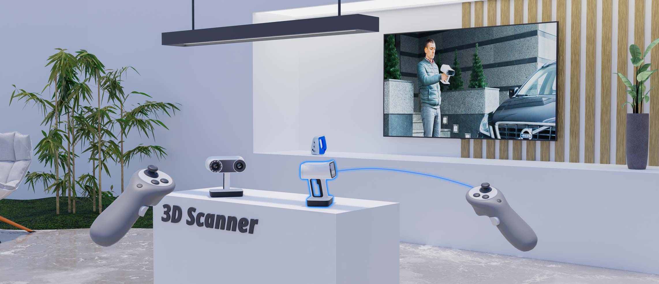 3D Scans und Scanner für virtuelle Showrooms in VR AR und XR