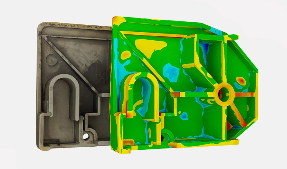 3D Scanner für Qualitätskontrolle und Analyse - Gussbauteile prüfen