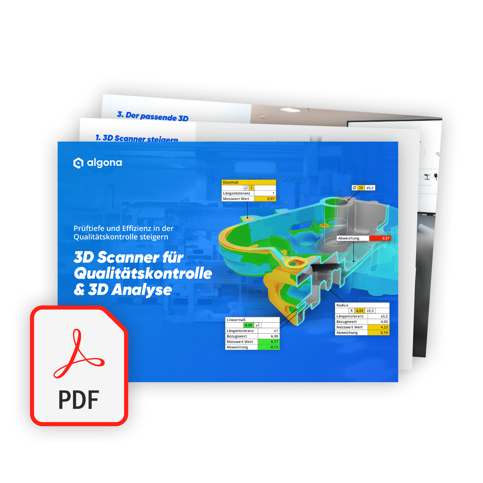 Whitepaper 3D Scanner für Qualitätskontrolle und 3D Analyse kostenlos herunterladen