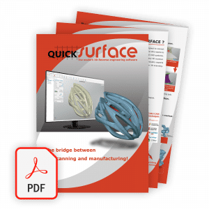 Quicksurface 3D Scan CAD Software für Reverse Engineering